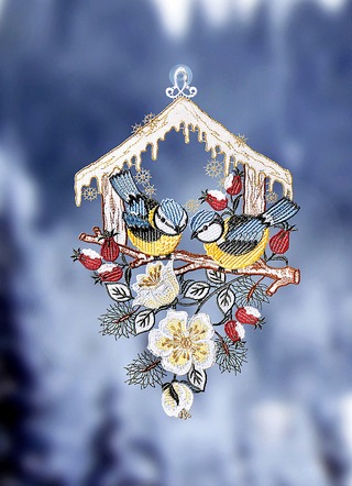 Raamdecoratie Meesjes van Plauen Lace