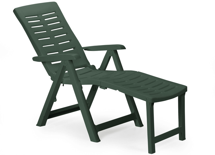 Tuinmeubels - Hoogwaardige relaxstoel met hoge rugleuning, in Farbe GROEN Ansicht 1