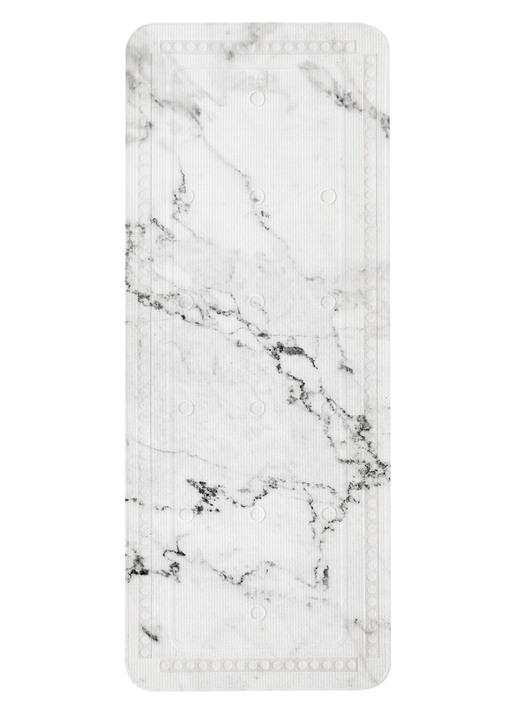 Badezimmeraccessoires - Kleine Wolke Sicherheits-Einlagen, in Größe 300 (Dusch-Einlage, 55x55 cm) bis 302 (Nackenpolster, 32x22 cm), in Farbe WEISS-ANTHRAZIT Ansicht 1