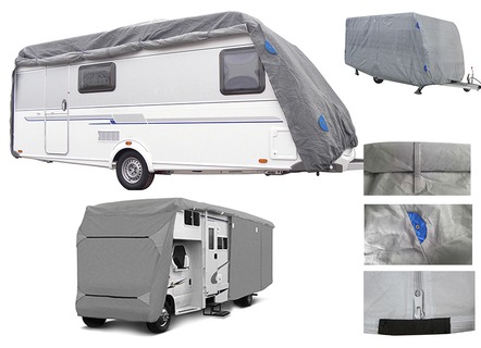 Beschermhoes voor camper en caravan van polyester