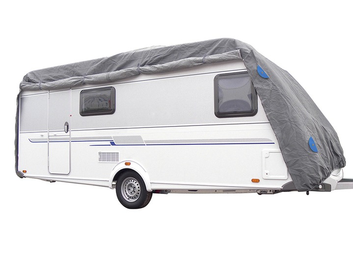 Wintertuin - Camper en caravan beschermhoes van polyester, in Farbe GRIJS, in Ausführung Caravanhoes, maat M Ansicht 1