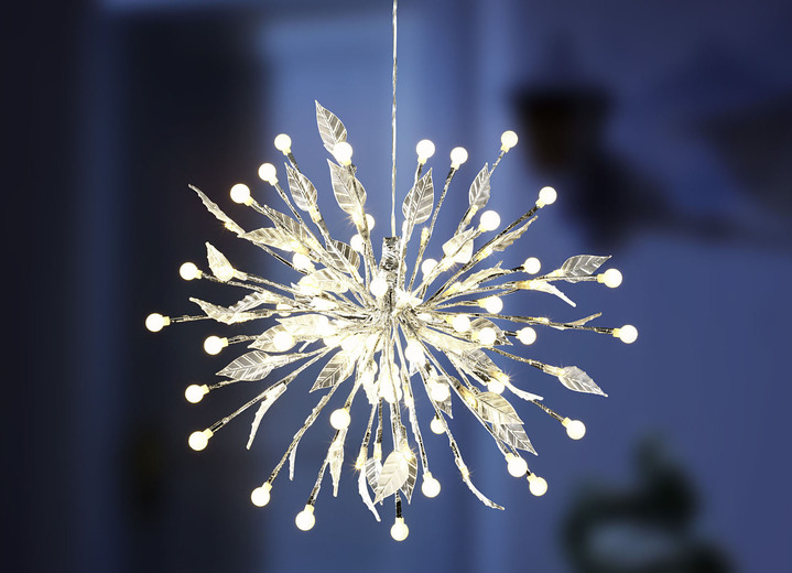 - Lichtbal met leds, in Farbe ZILVER-WIT