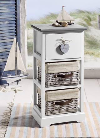 Commode in antiek crème