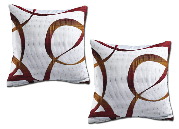 - Sprei & kussenslopen in een modern design, in Größe 873 (voor eenpersoonsbed, 140 x 210 cm ) bis 924 (2x kussensloop, 50 x 50 cm), in Farbe TERRA