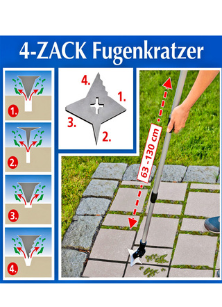 4-punts voegenschraper