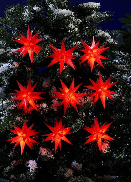 Kerstmis - LED-sterketting, in Farbe ROOD Ansicht 1