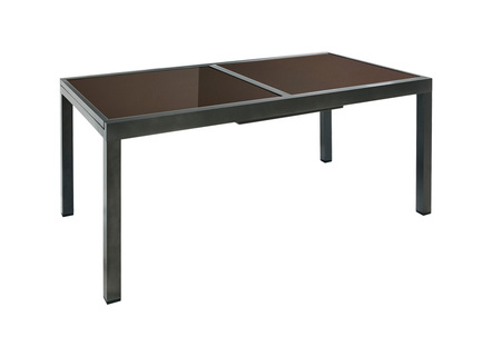 Uitschuifbare tafel met weerbestendig aluminium frame