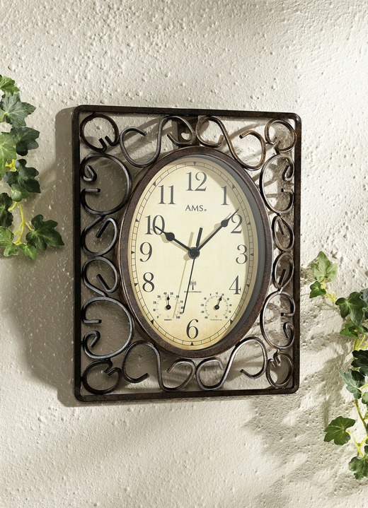 - Funk-Wanduhr, in Farbe BRAUN
