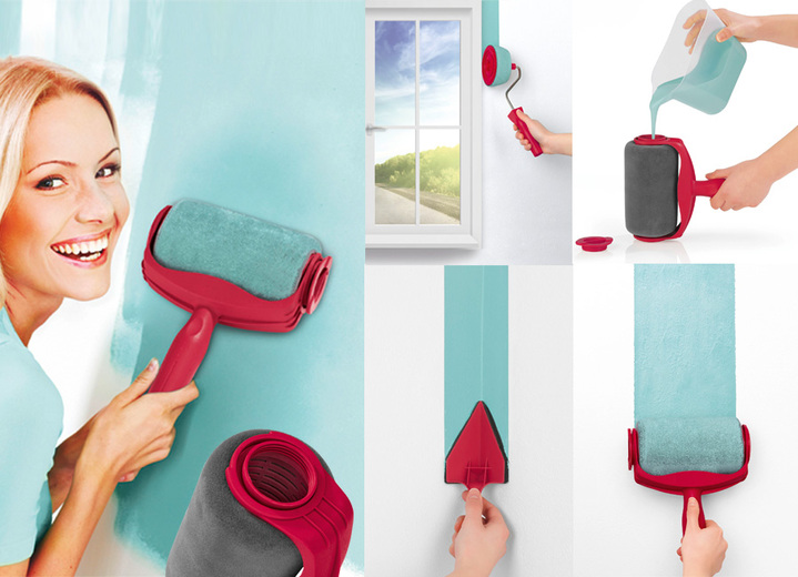 Huishoudhulpjes - Easymaxx verfset Paint Maxx Pro, 5 stuks, in Farbe ROOD Ansicht 1