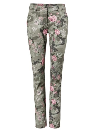 Broek met trendy dessin