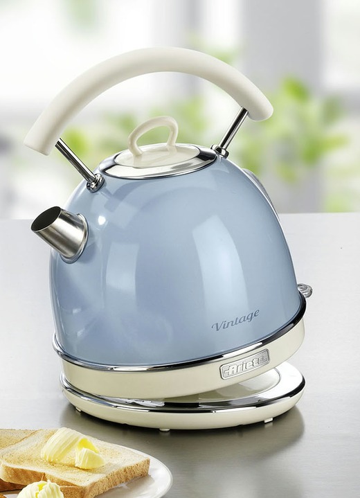 Keukenapparaten - Waterkoker met kalkfilter, in Farbe BLAUW Ansicht 1
