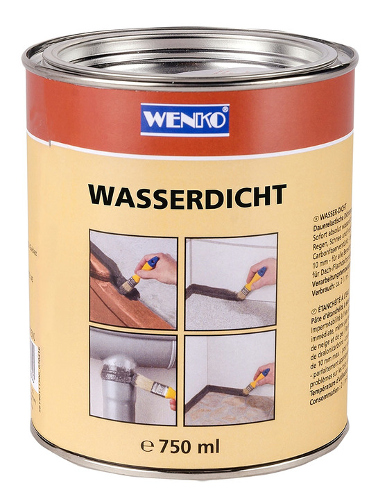 Tuingereedschap en accessoires - Wenko Afdichtingsmiddel Waterdicht, 750 ml, in Farbe GRIJS Ansicht 1