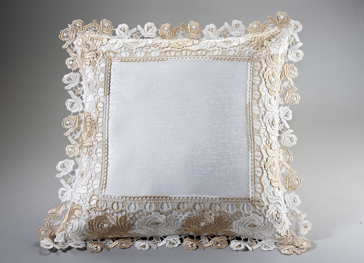 Tischdecken - Läufer, in Größe 101 (Läufer, 40x 90 cm) bis 404 (Kissenbezug, 40x 40 cm), in Farbe CREME Ansicht 1