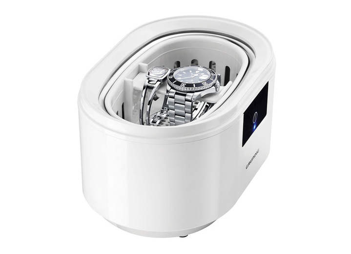 - Grundig ultrasone reiniger UC5620, in Farbe WIT-LICHTBLAUW Ansicht 1