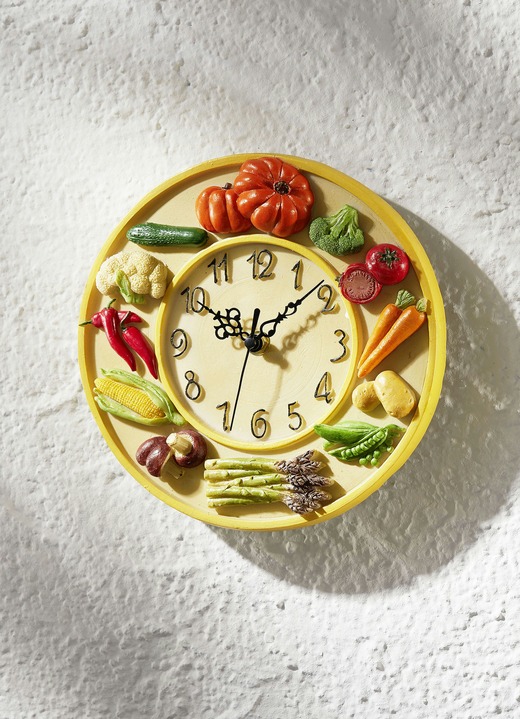 Horloges - Wandklok met kwartsuurwerk, in Farbe CRÈME