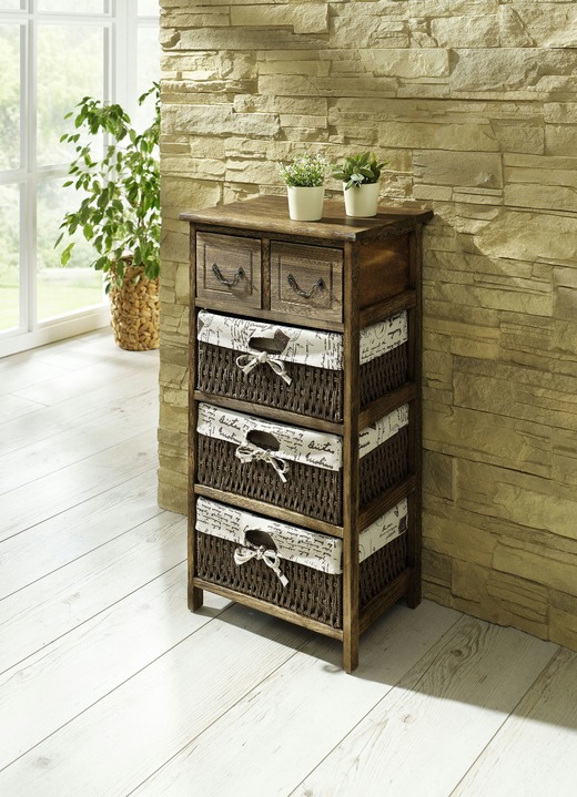Schappen - Rek met vintage oppervlak, in Farbe BRUIN Ansicht 1