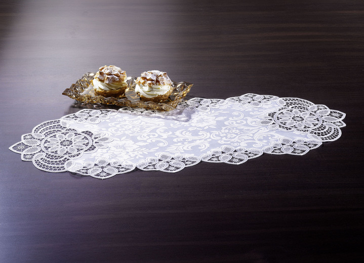 Tafellakens - Deze tafel- en kamerdecoratie is een echte blikvanger!, in Größe 101 (Kleedje, 35 x 50 cm) bis 404 (Kussensloop, 40 x 40 cm), in Farbe SEKT Ansicht 1