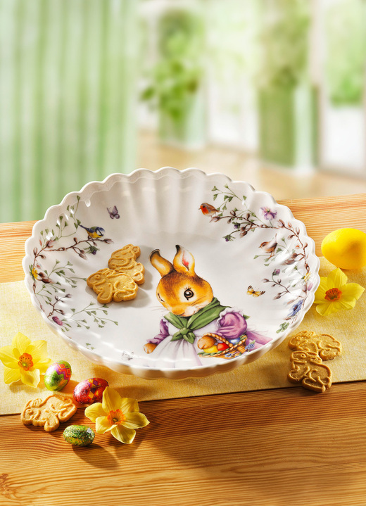 - Schaal van porselein, van Villeroy & Boch, in Farbe WIT
