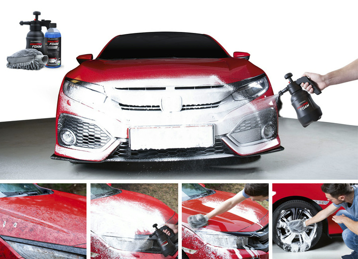 Schoonmaakartikelen & schoonmaakmiddelen - 'Amazing Foam'-onderhoudsproduct voor wagens van Platinum, in Farbe ZWART Ansicht 1