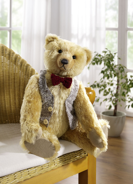 Collectors item - Teddybeer Hans von Clemens speeldieren, in Farbe LICHT GOUD