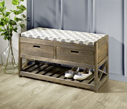 Bank gemaakt van massief hout