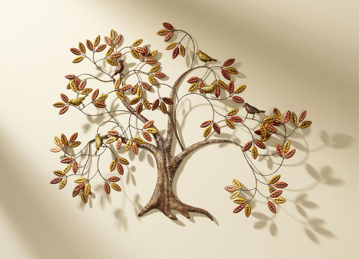 Metalen wanddecoraties - Wanddecoratie van metaal, in Farbe ROODBRUIN