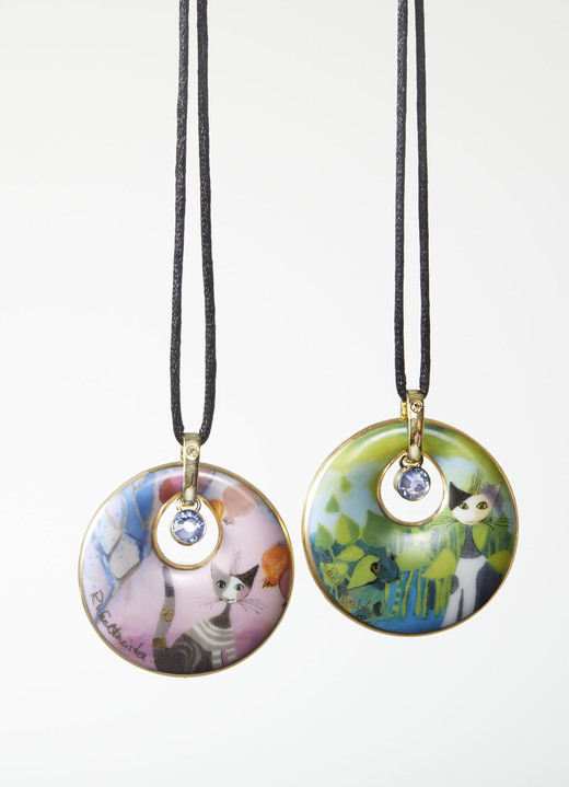 Cadeau-ideeën - Ketting uit de Rosina Wachtmeister collectie van Goebel, in Farbe GROEN Ansicht 1