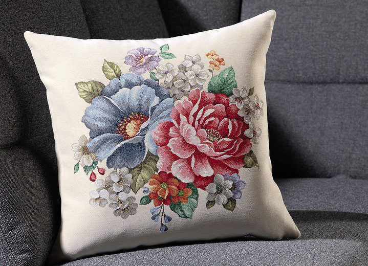 - Boeket bloemen kussenhoes, in Farbe MEERKLEURIG