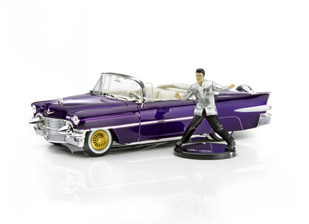 Cadillac 1956 Elvis Presley met Elvis verzamelfiguur