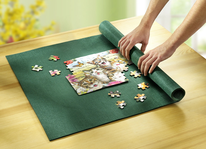 - Vilten puzzelmat, in Farbe GROEN Ansicht 1