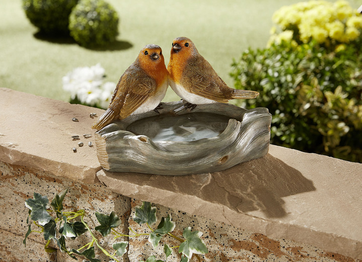 Tuin - Vogelbad van polyresin, in Farbe MULTICOLOR