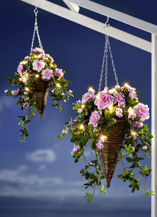 Tuindecoraties - LED Bloem Verkeerslicht Azaleas, in Farbe MULTICOLOR