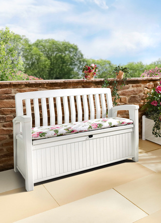 Tuinbank met houtlook