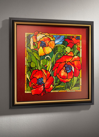 Goebel porseleinen afbeelding van kunstenaar Louis Comfort Tiffany