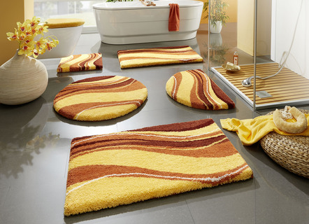 Badmattenset met antislip-onderkant