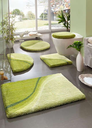 Badkamerset met antislip latex achterkant