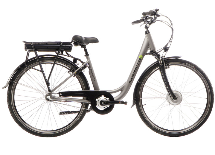 Elektrische fietsen - Elektrische fiets met aluminium frame, in Farbe SILBER Ansicht 1