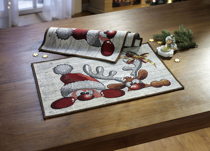 - Placemat gemaakt van het mooiste tapijt, 2 delen, in Farbe MULTICOLOR