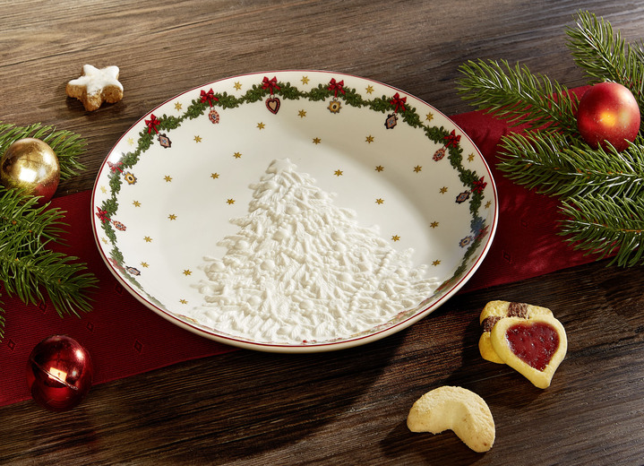 Kerstmis - Kom uit de Toys Fantasy serie van Villeroy & Boch, in Farbe WIT-GROEN