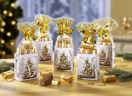 Kerstboom, set van 5 zakjes