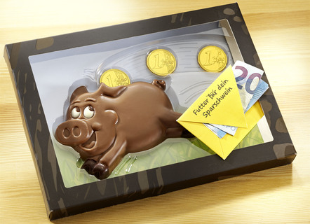 Chocolade spaarbon
