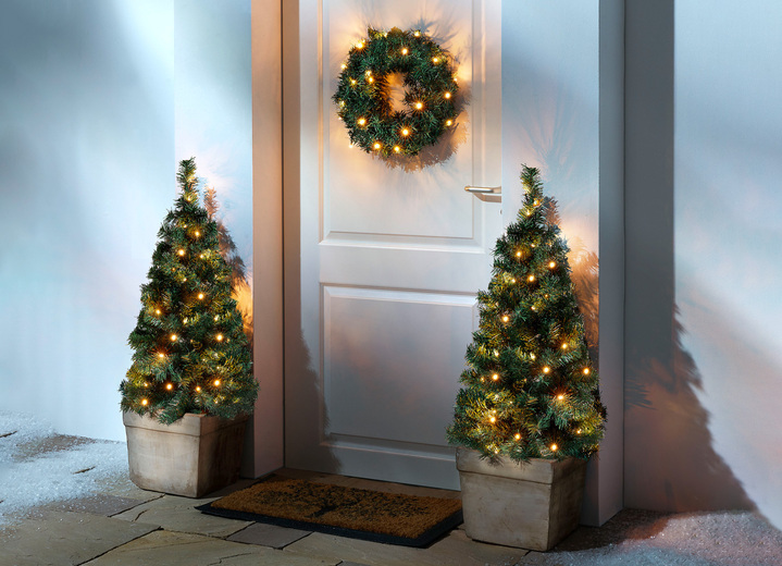 Kerstmis - Het perfecte decoratie-idee: LED-decoratieset, 3-delig, in Farbe GROEN Ansicht 1