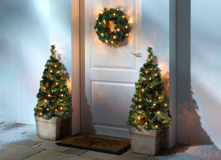 - Het perfecte decoratie-idee: LED-decoratieset, 3-delig, in Farbe GROEN Ansicht 1