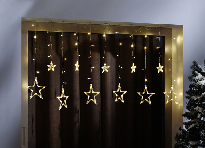 - Cortina sterrengordijn met 130 LED's, in Farbe TRANSPARENT