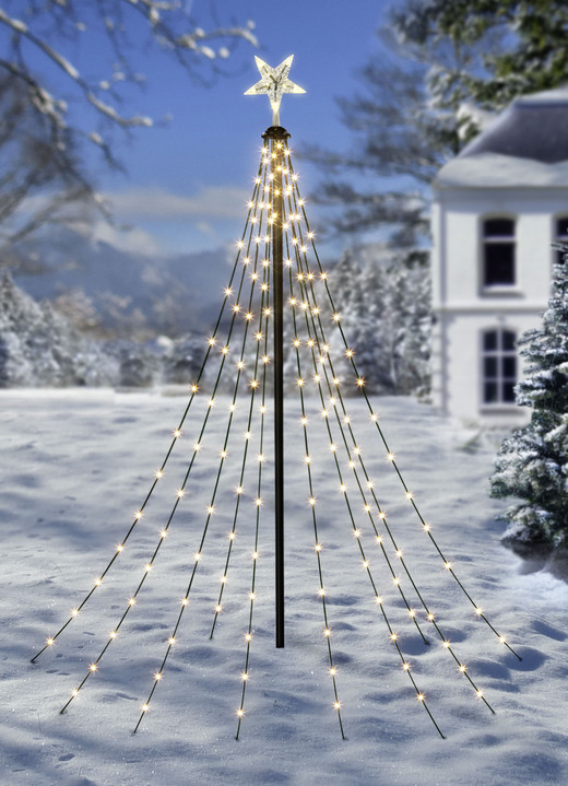 Kerstmis - Kerstverlichting met 200 LED's, in Farbe ZWART Ansicht 1