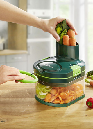 Genius Nicer Dicer Pegasus voor raspen en snijden zonder elektriciteit