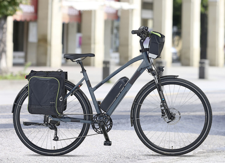 Elektrische fietsen - E-Trekking-Fahrrad aus der Didi Thurau-Edition, in Farbe GRAU Ansicht 1