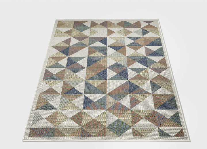 Modern - Buiten geschikte bruggen en tapijten, in Größe 110 (brug, 67 x 120 cm) bis 250 (tapijt, 200x290 cm), in Farbe DOOS Ansicht 1
