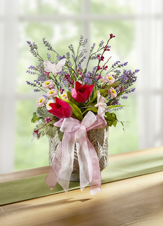 Lavendel bloemstuk