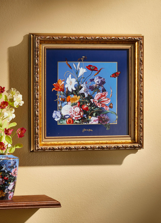 Bloemen - Decoratie gemaakt van hoogwaardig fijn steengoed, in Farbe MULTICOLOR, in Ausführung minivaas